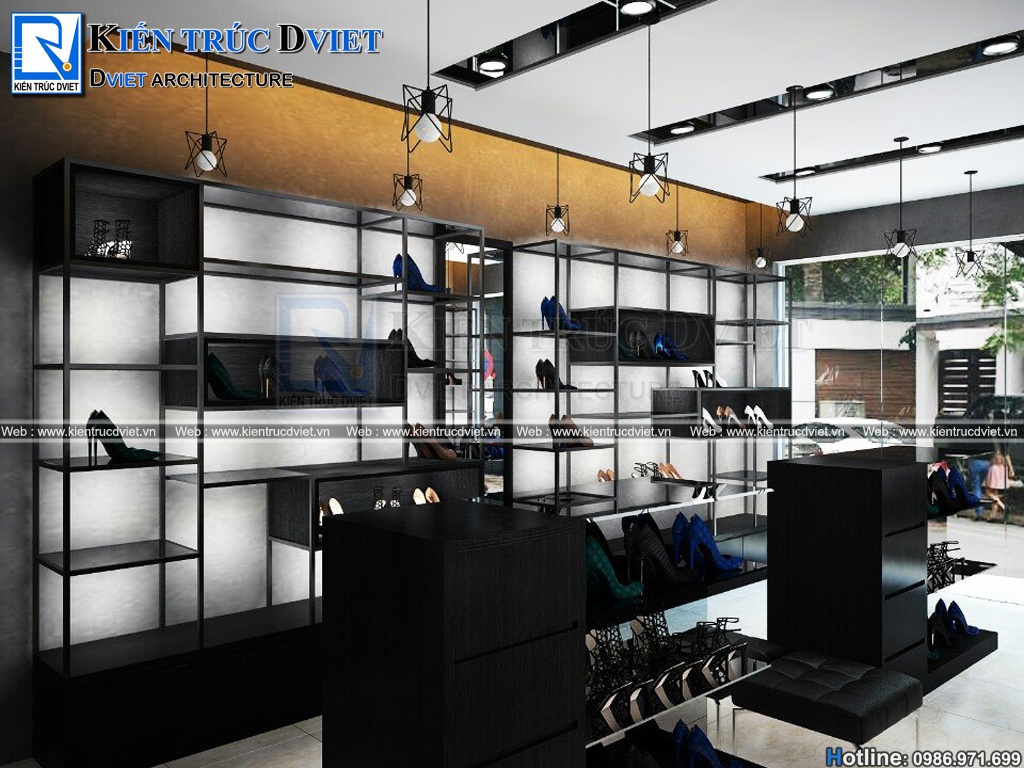 Thiet ke noi that shop giay dep dep 60m2 tại TP.Hai Duong (4)