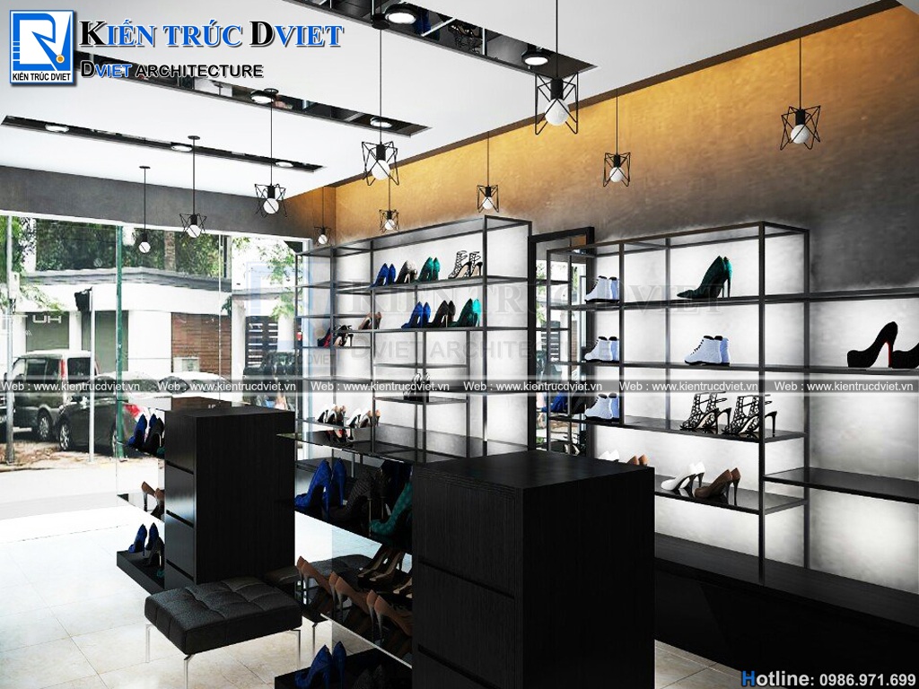 Thiet ke noi that shop giay dep dep 60m2 tại TP.Hai Duong (3)
