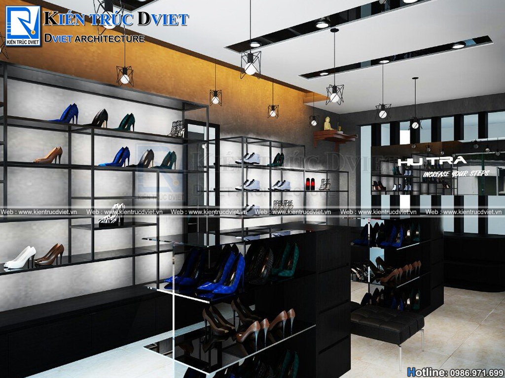 Thiet ke noi that shop giay dep dep 60m2 tại TP.Hai Duong (2)