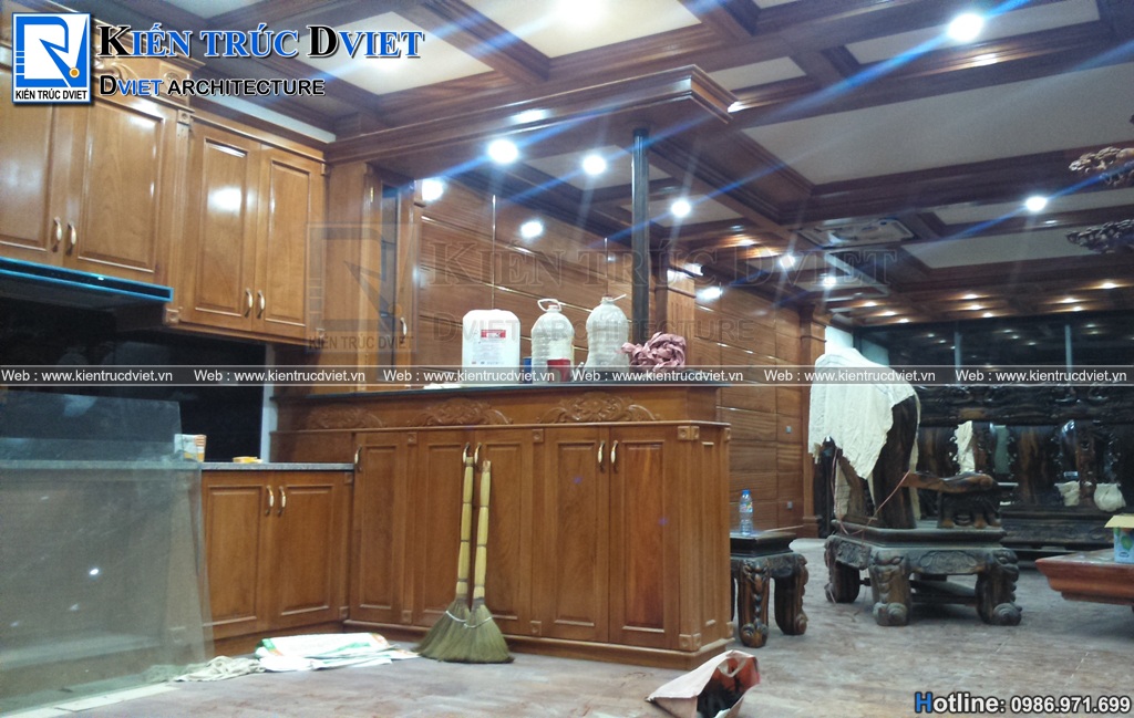 thi cong noi that nha pho tan co dien 120m2 tai TP. Nam Dinh (4)