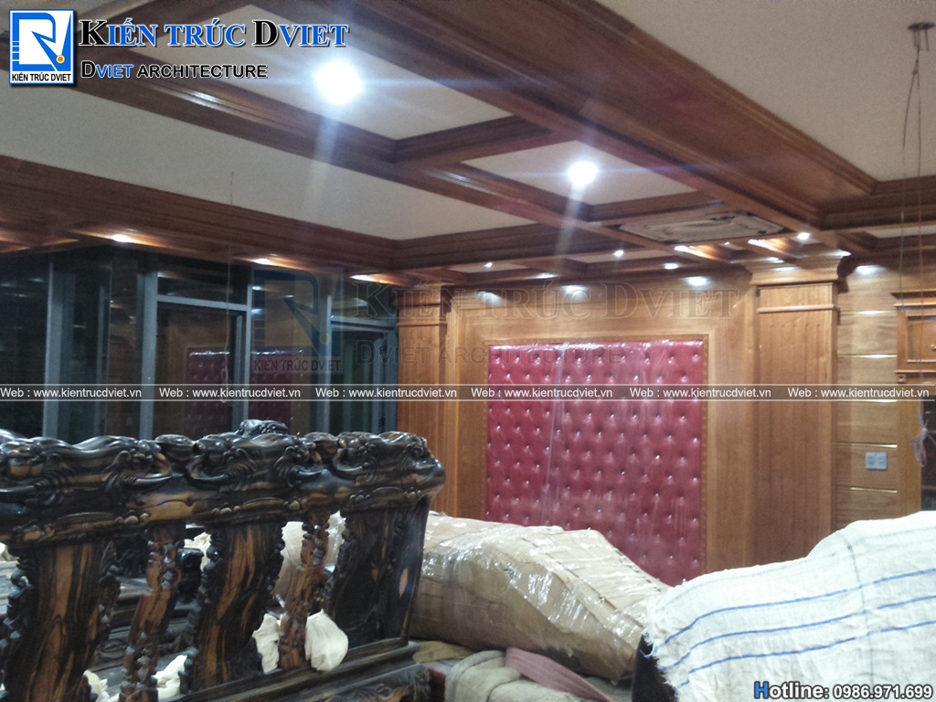 thi cong noi that nha pho tan co dien 120m2 tai TP. Nam Dinh (5)