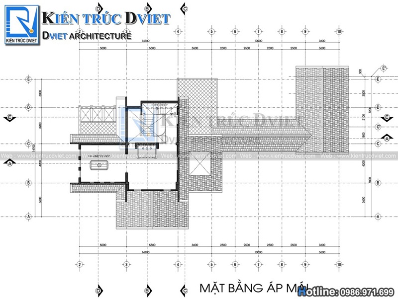 Mat bang tang tum biet thu vuon 2 tang 1 tum 210m2 hien dai voi mai thai tai Phu Ly - Ha Nam