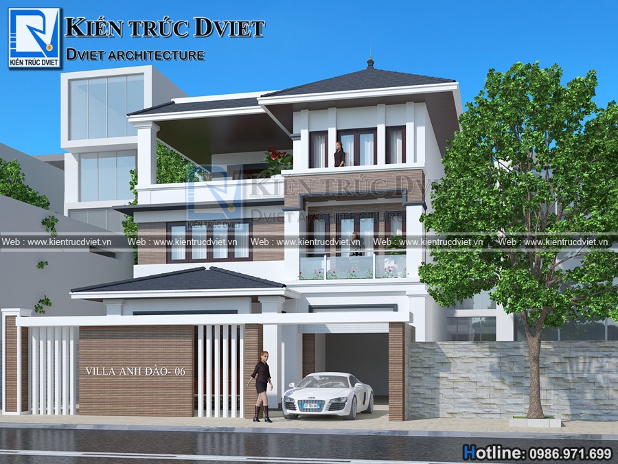 Thiet ke biet thu hien dai 3 tang 8x12m tại Thuong Tin (3)