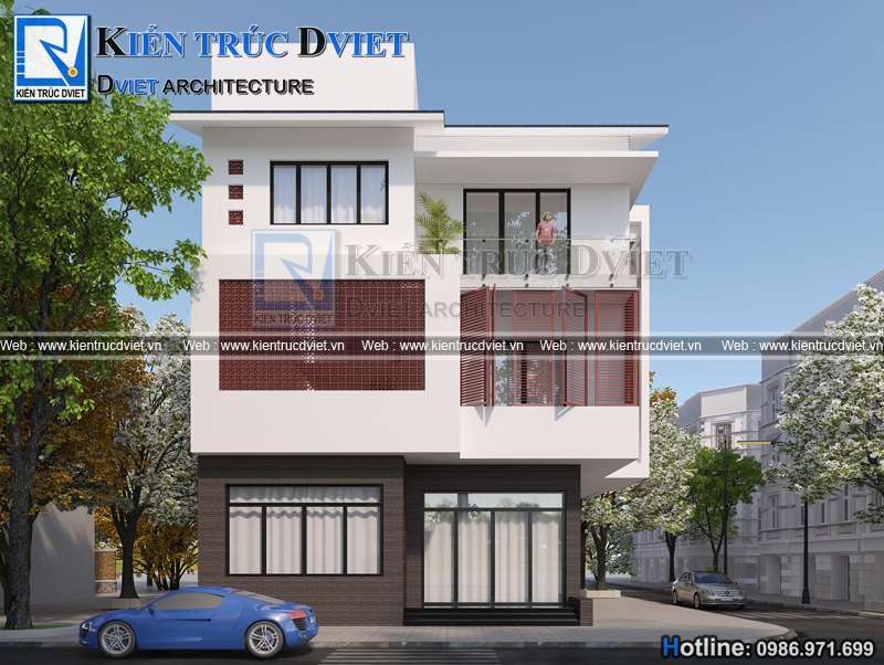 thiet ke biet thu 3 tang hien dai 120m2 10x12m tai Hai Duong (2)
