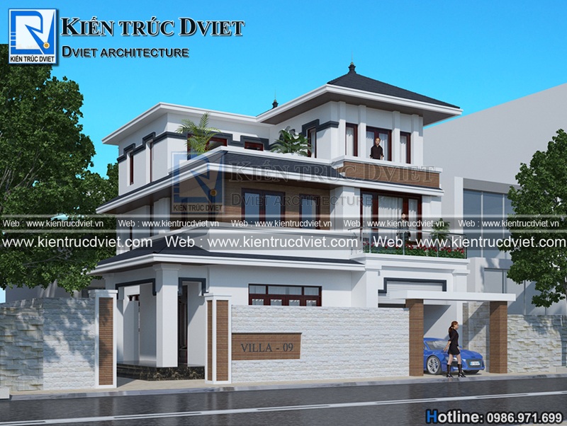 thiet ke biet thu hien dai 3 tang 100m2 tai Tam Diep - Ninh Binh (7)