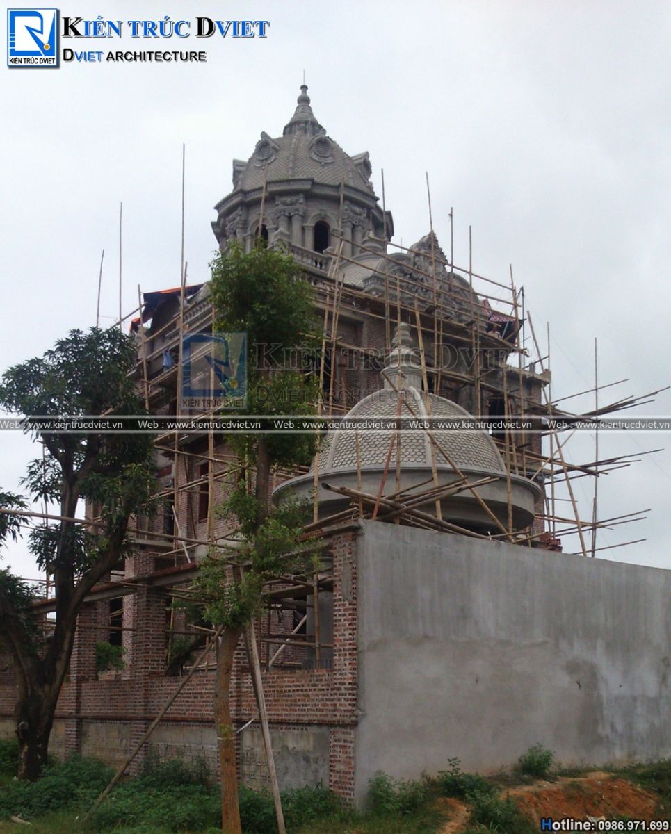 Thiet ke biet thu lau dai Phap 3 tang 1 tum tai Tam Diep - Ninh Binh (10)