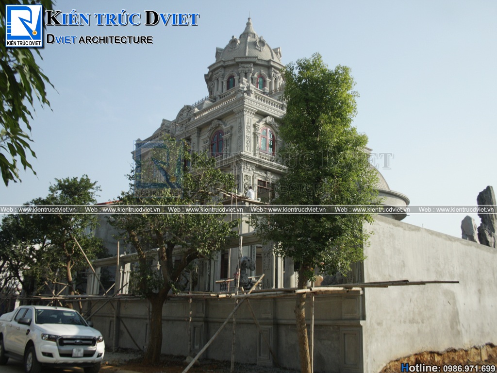 Thiet ke biet thu lau dai Phap 3 tang 1 tum tai Tam Diep - Ninh Binh (11)