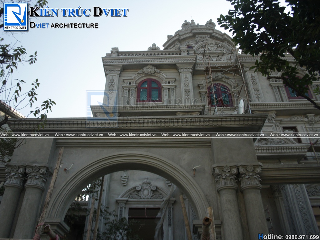 Thiet ke biet thu lau dai Phap 3 tang 1 tum tai Tam Diep - Ninh Binh (13)