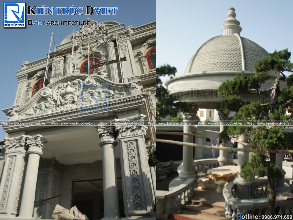 Thiet ke biet thu lau dai Phap 3 tang 1 tum tai Tam Diep - Ninh Binh (17)