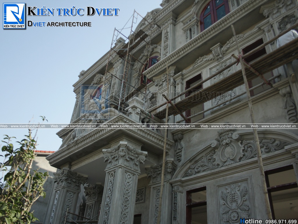 Thiet ke biet thu lau dai Phap 3 tang 1 tum tai Tam Diep - Ninh Binh (18)