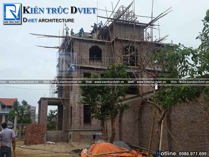 Thiet ke biet thu lau dai Phap 3 tang 1 tum (7)