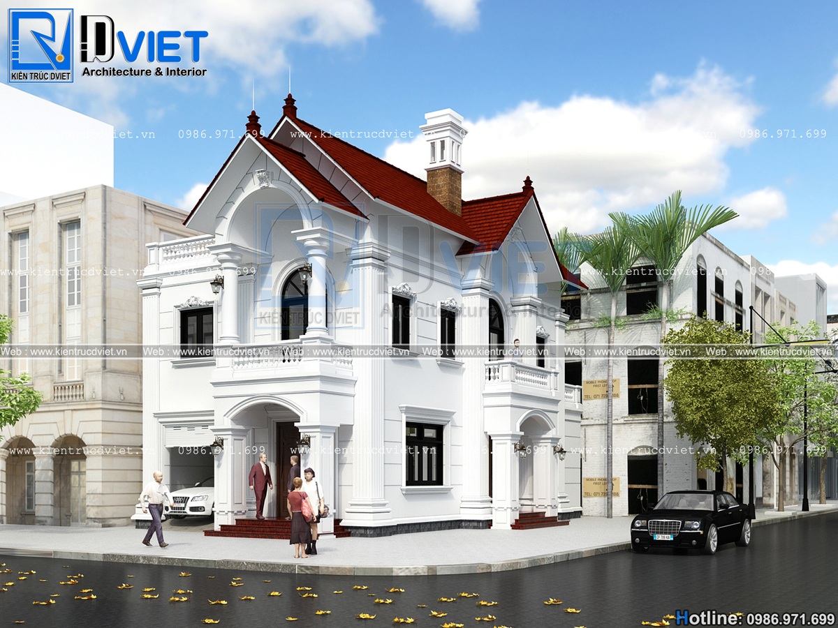 thiet ke biet thu tan co dien 2 tang 8x15m tai Ninh Binh (2)