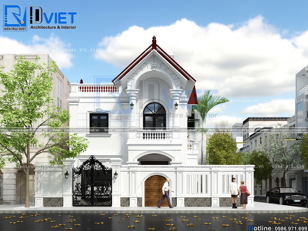 thiet ke biet thu tan co dien 2 tang 8x15m tai Ninh Binh (3)