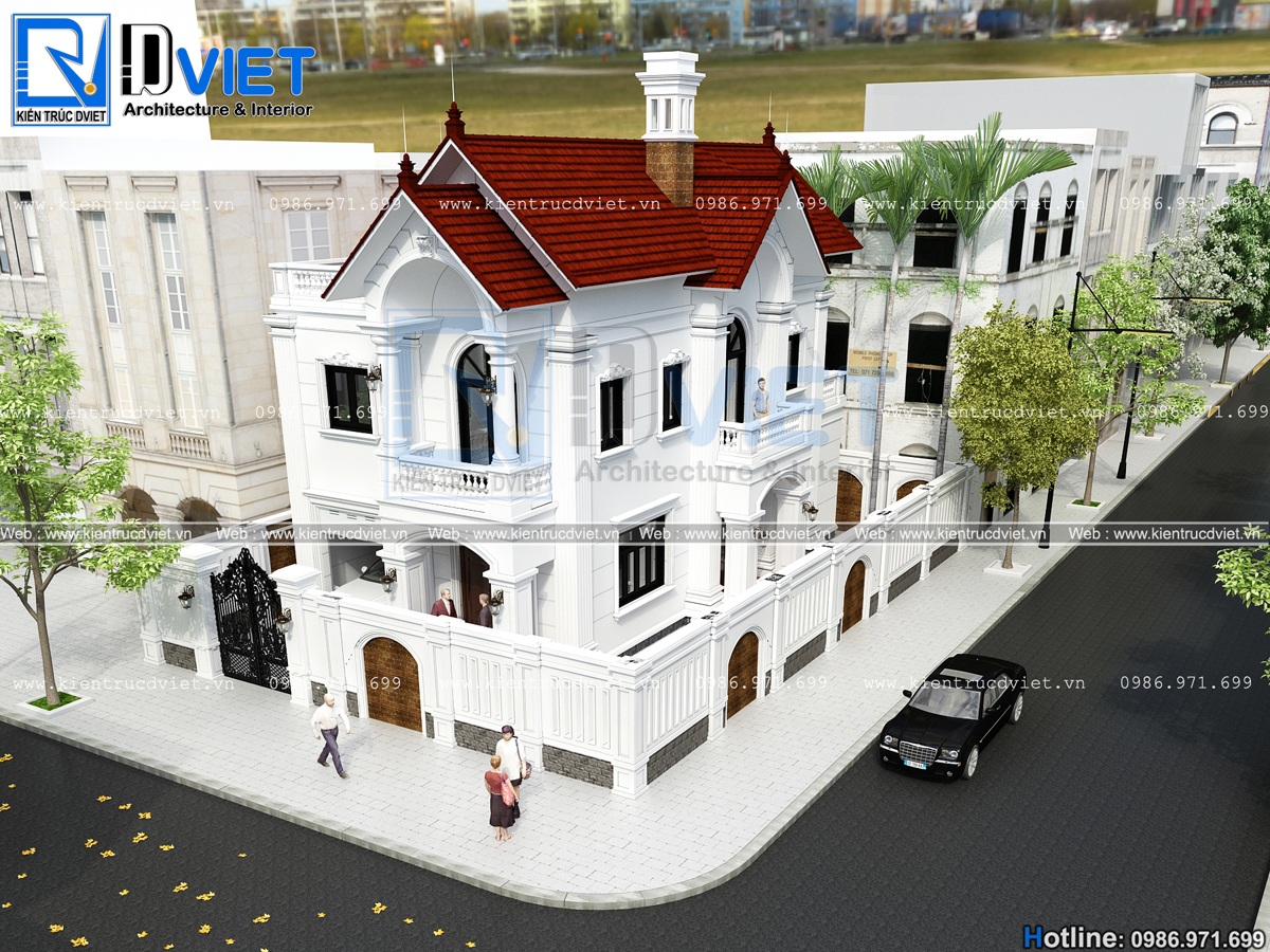 thiet ke biet thu tan co dien 2 tang 8x15m tai Ninh Binh (4)