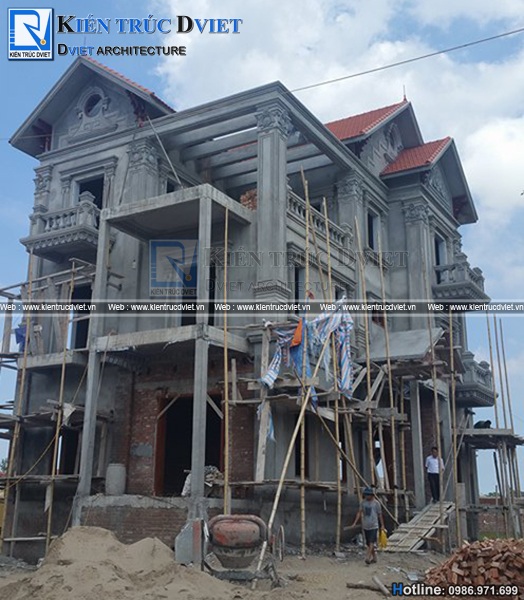 anh thuc te biet thu Phap 3 tang o Tien Hai - Thai Binh (1)