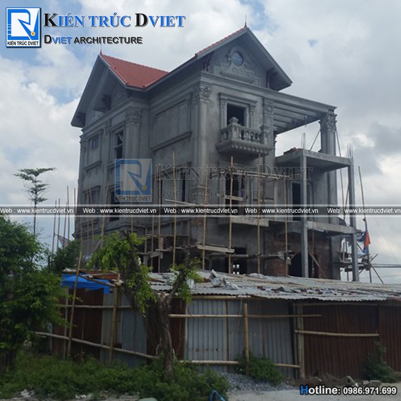 anh thuc te biet thu Phap 3 tang o Tien Hai - Thai Binh (2)