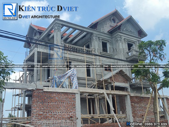 anh thuc te biet thu Phap 3 tang o Tien Hai - Thai Binh (3)