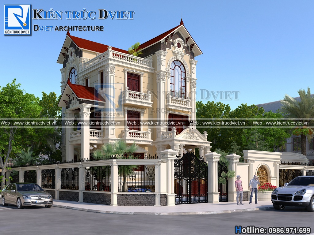 Thiet ke biet thu phap 3 tang 1 tum 10x12m tai Nam Dinh(1)