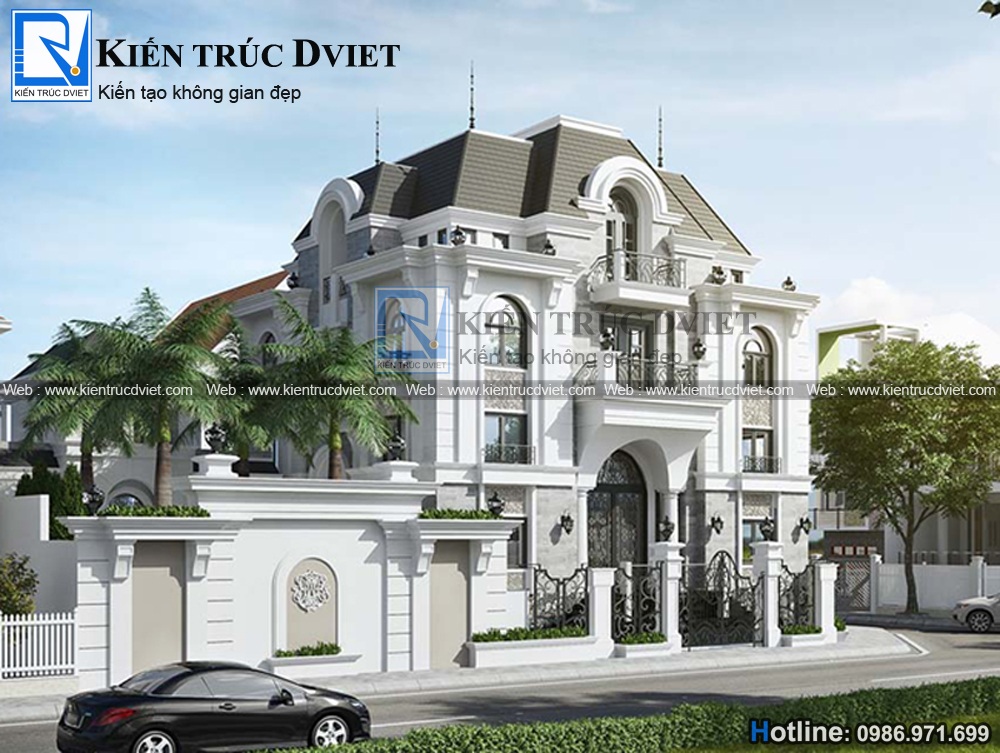 Thiet ke biet thu tan co dien dẹp 3 tang vinhomes riverside (5)