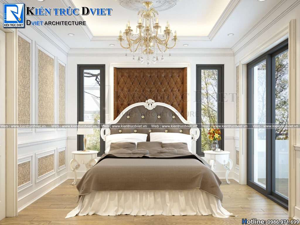 thiet ke noi that tan co dien biet thu Gamuda Quan Hoang Mai (5)