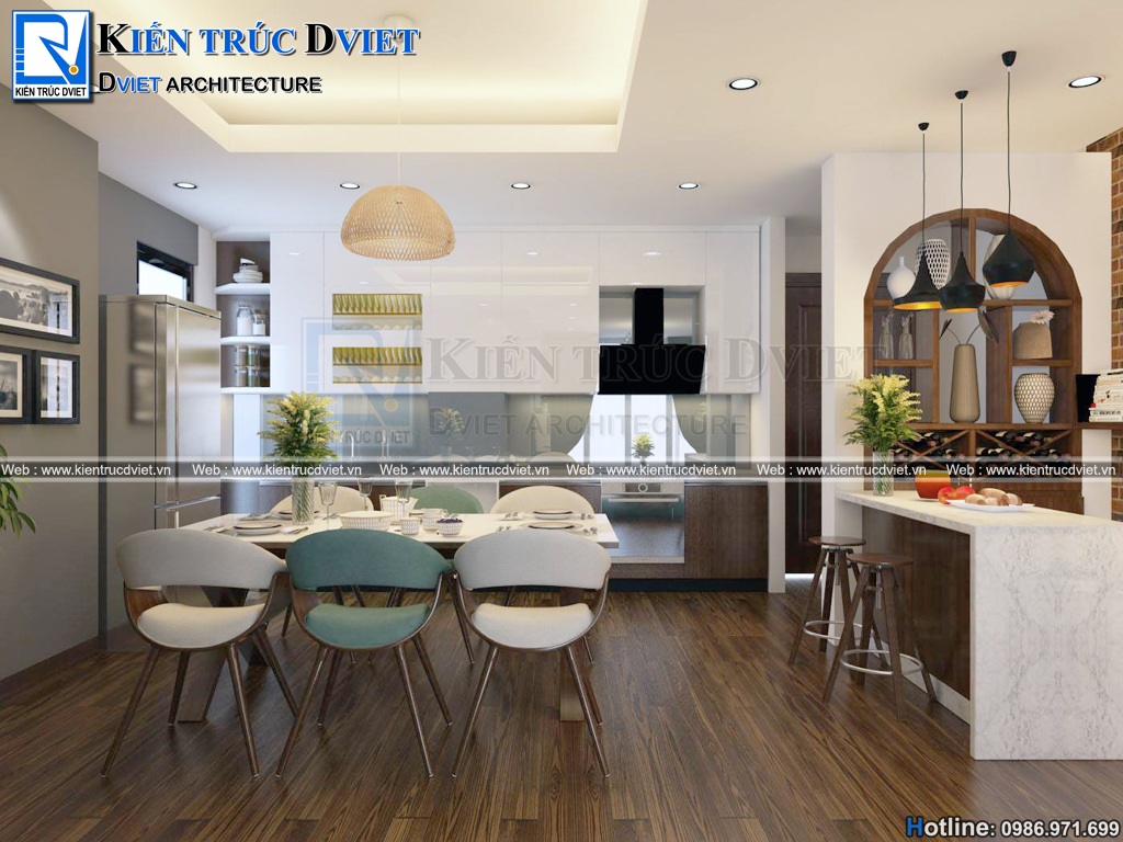 Thiet ke noi that chung cu 3 phong ngu 111,7m2 Star City - Le Van Luong (3)