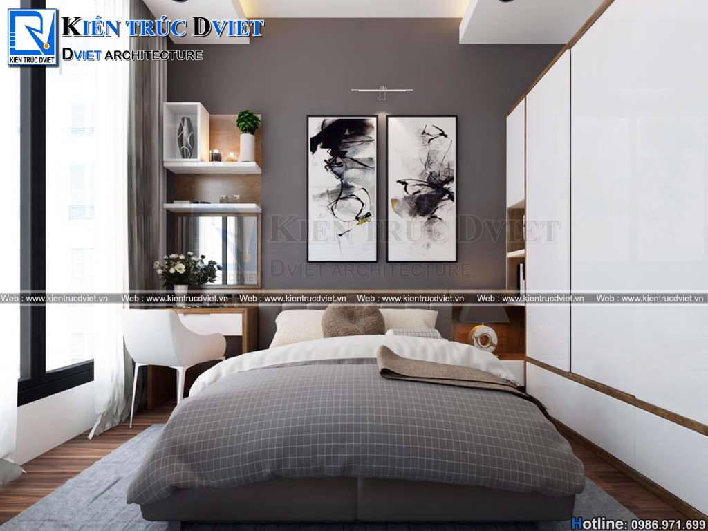 Thiet ke noi that chung cu 3 phong ngu 111,7m2 Star City - Le Van Luong (7)