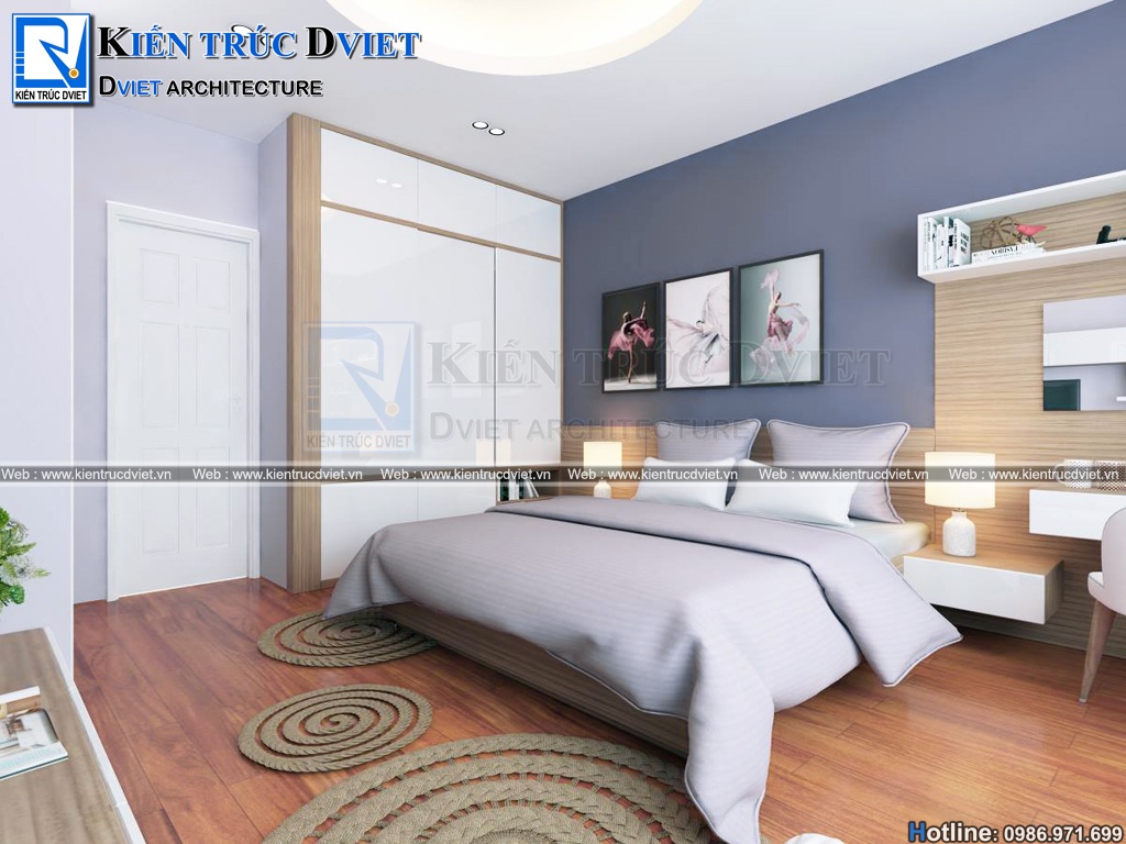 Thiet ke noi that chung cu 3 phong ngu 111,7m2 Star City - Le Van Luong (9)