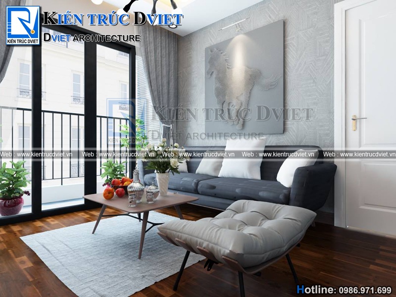 Thiet ke noi that chung cu 104m2 New Skyline - Van Quan (1)