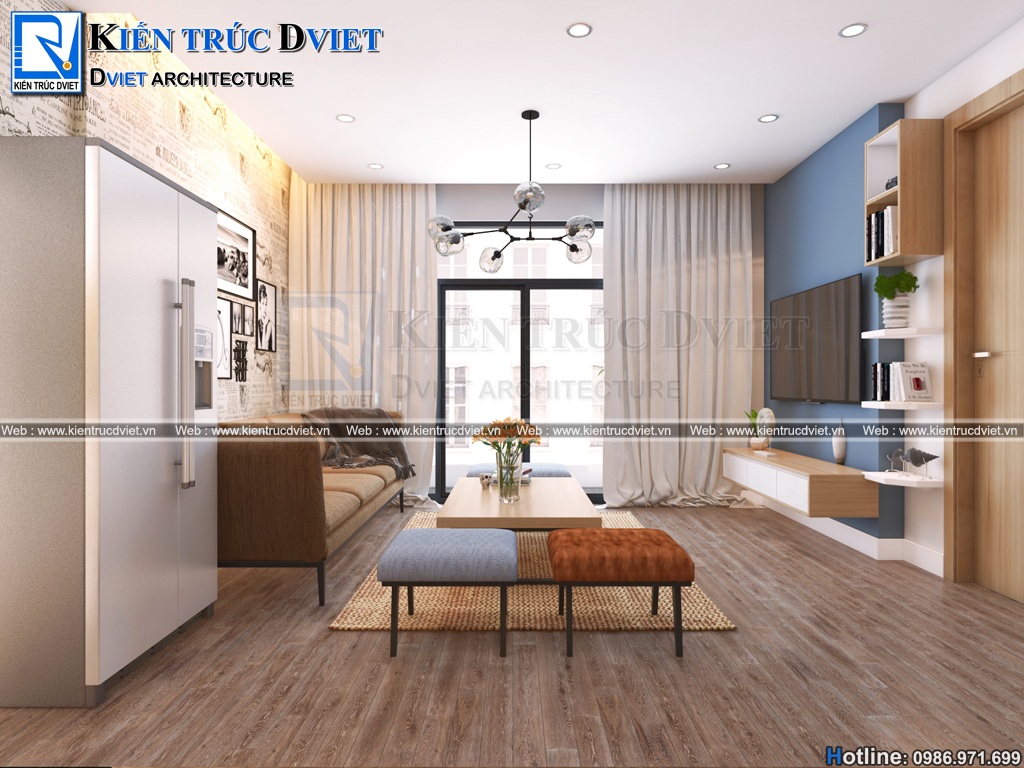 thiet ke noi that chung cu Roman Plaza 82m2 To Huu - Nam Tu Liem (1)