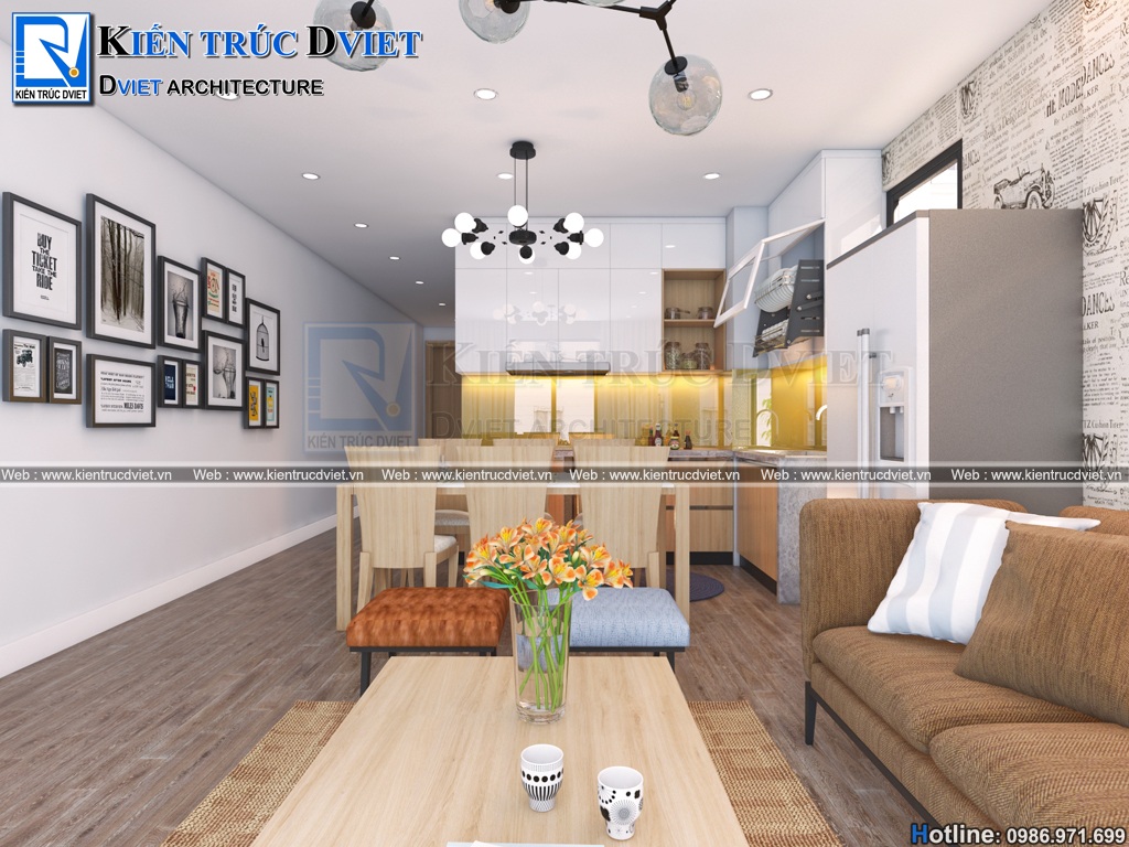 thiet ke noi that chung cu Roman Plaza 82m2 To Huu - Nam Tu Liem (2)