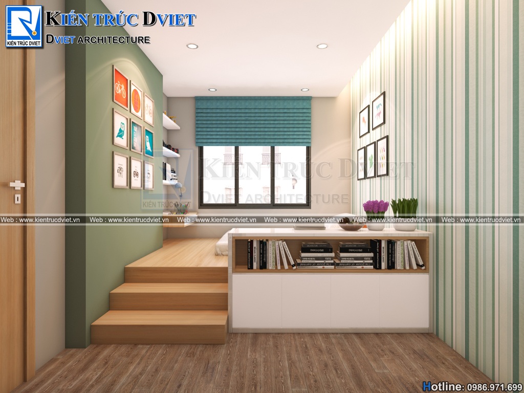 thiet ke noi that chung cu Roman Plaza 82m2 To Huu - Nam Tu Liem (7)