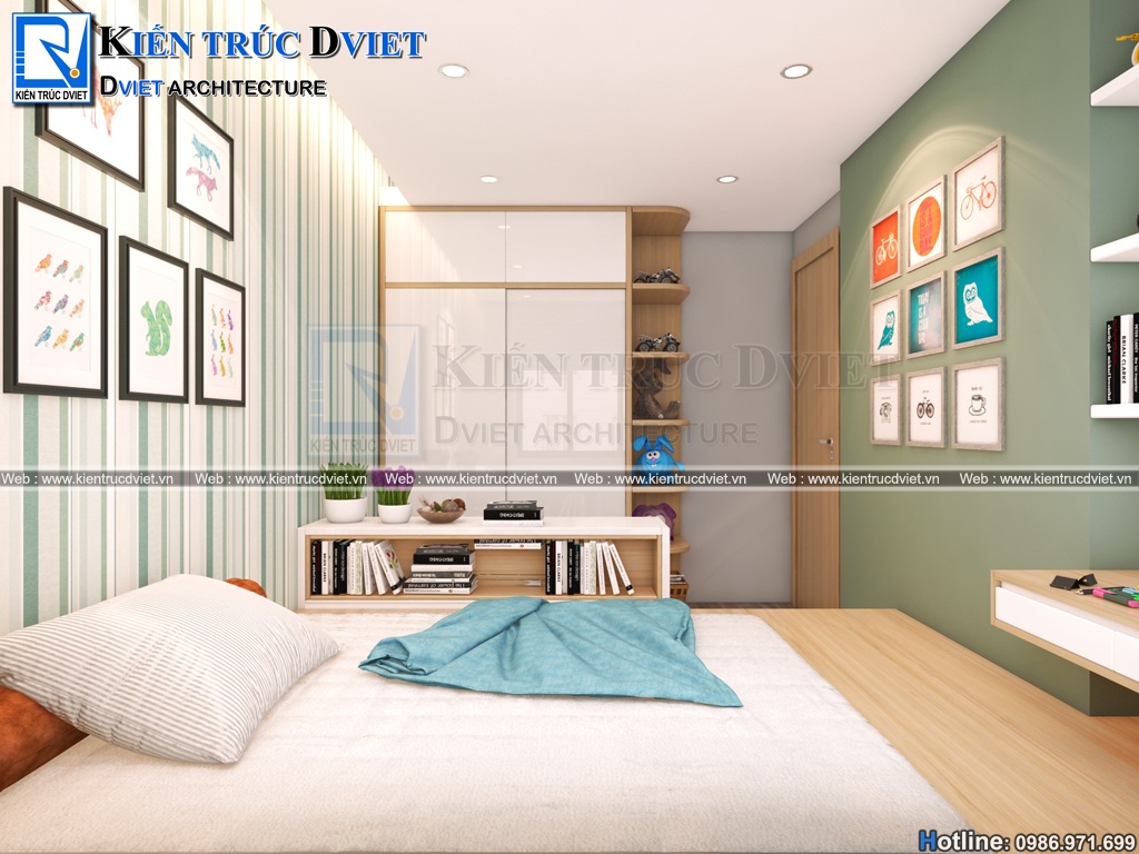 thiet ke noi that chung cu Roman Plaza 82m2 To Huu - Nam Tu Liem (8)