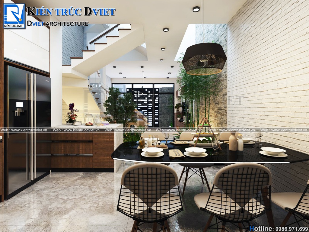 Thiet ke noi that nha lo pho (nha ong) hien dai 4x12m tai Ha Dong (4)