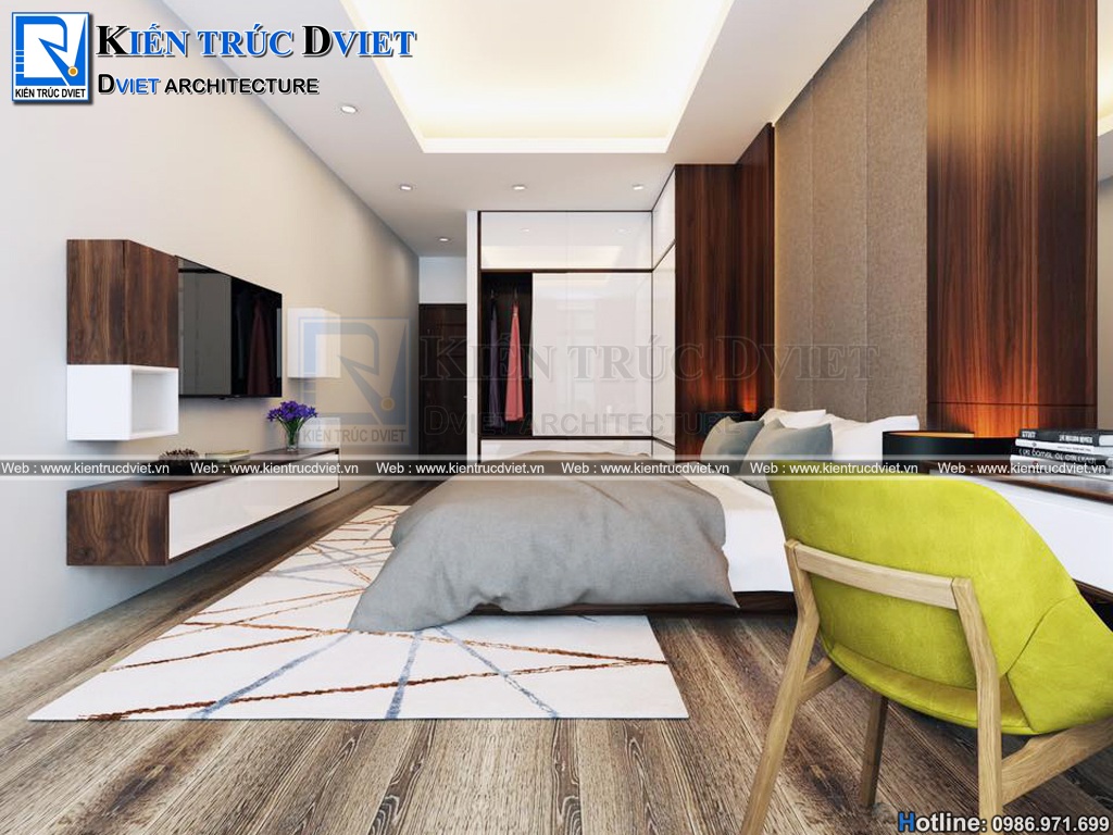 Thiet ke noi that nha pho 3 tang 60m2 tai Lao Cai (4)