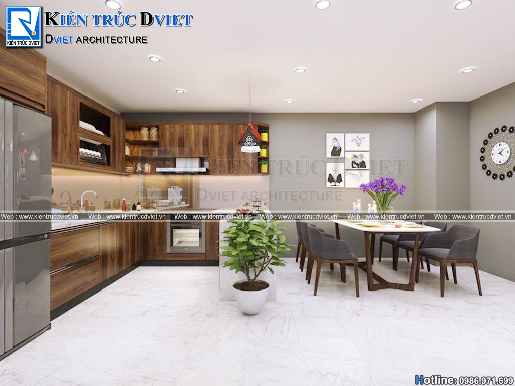 Thiet ke noi that nha pho 3 tang 60m2 tai Lao Cai (3)