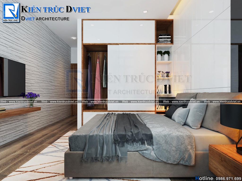 Thiet ke noi that nha pho 3 tang 60m2 tai Lao Cai (7)