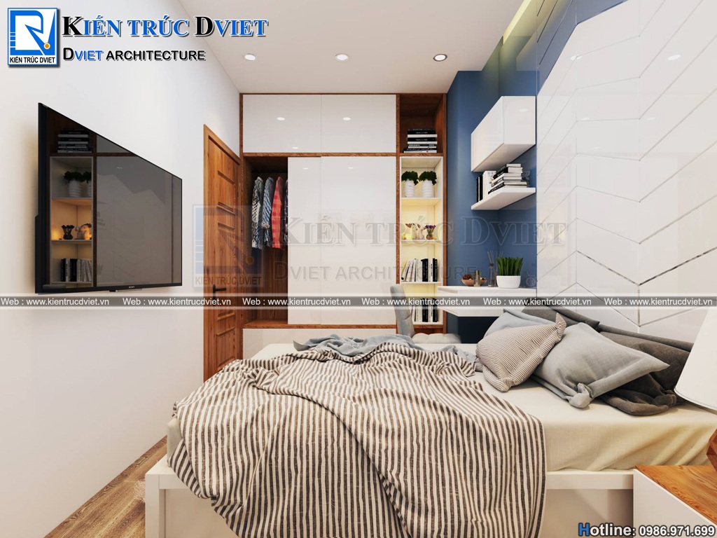 Thiet ke noi that nha pho 3 tang 60m2 tai Lao Cai (8)