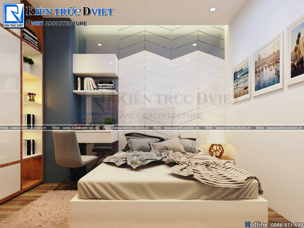 Thiet ke noi that nha pho 3 tang 60m2 tai Lao Cai (9)