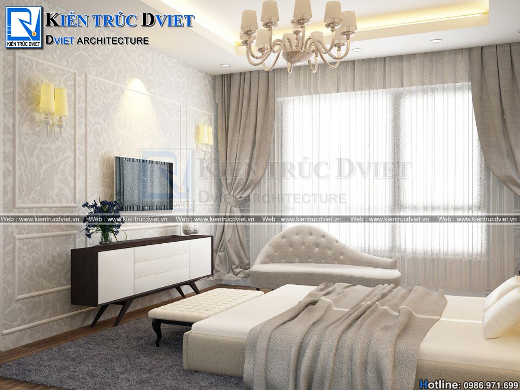 thiet ke noi that phong ngu master tan co dien nha pho 5x10m tai Ha Dong (9)