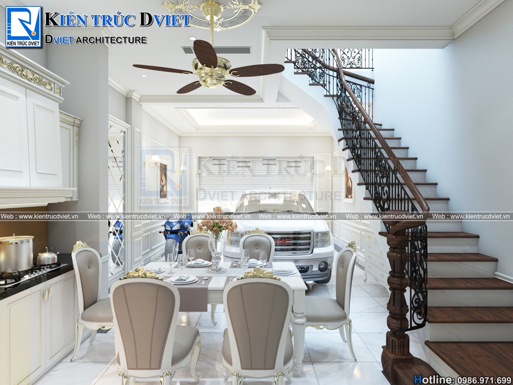 thiet ke noi that phong bep an tan co dien 16m2 (1)