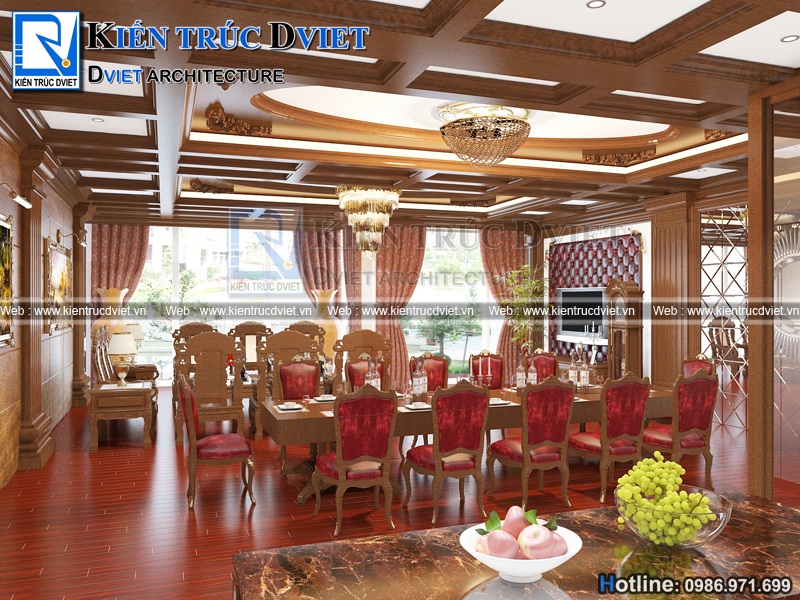 Thiết kế nội thất nhà phố hiện đại 120m2 tại Nam Định