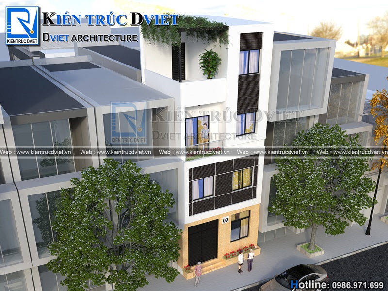 thiet ke nha pho (nha ong) hien dai 3 tang 1 tum 44,5m2 (3)