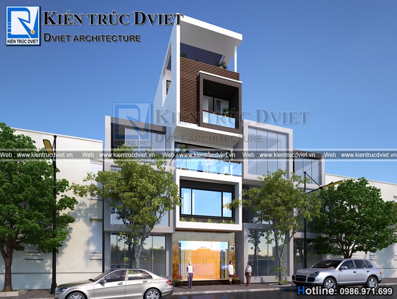 thiet ke nha pho hien dai 4 tang 1 tum 5x12m tai TP. Hai Duong (2)