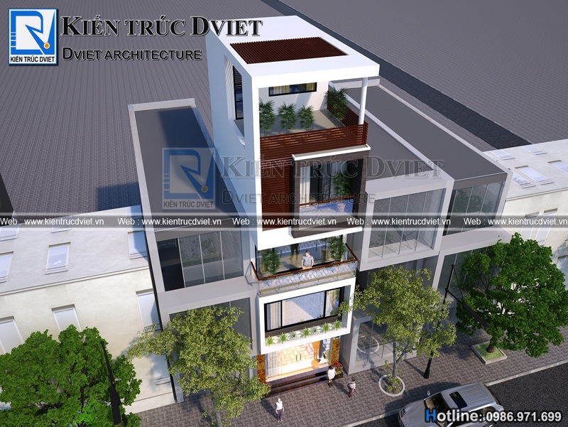 thiet ke nha pho hien dai 4 tang 1 tum 5x12m tai TP. Hai Duong (5)