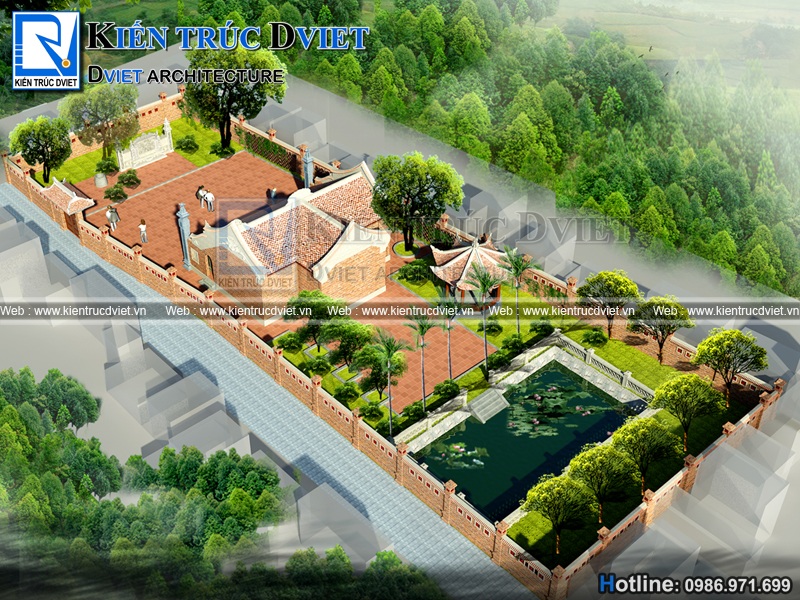 thiet ke nha tho họ 3 gian chu Dinh tai Ninh Binh (4)