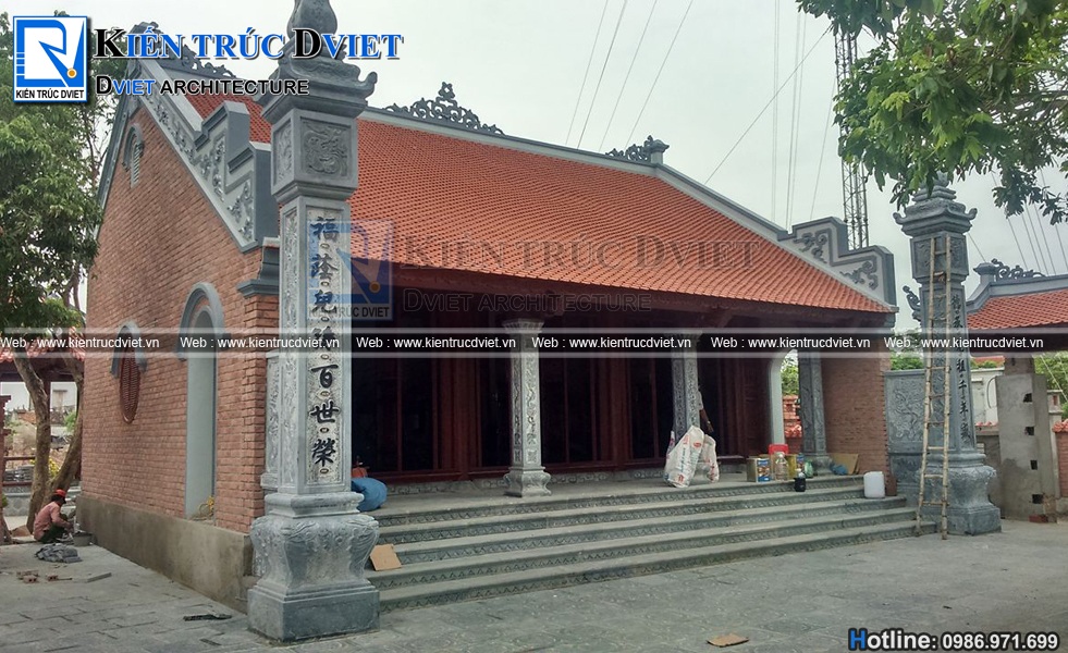 thiet ke nha tho họ 3 gian chu Dinh tai Ninh Binh (5)