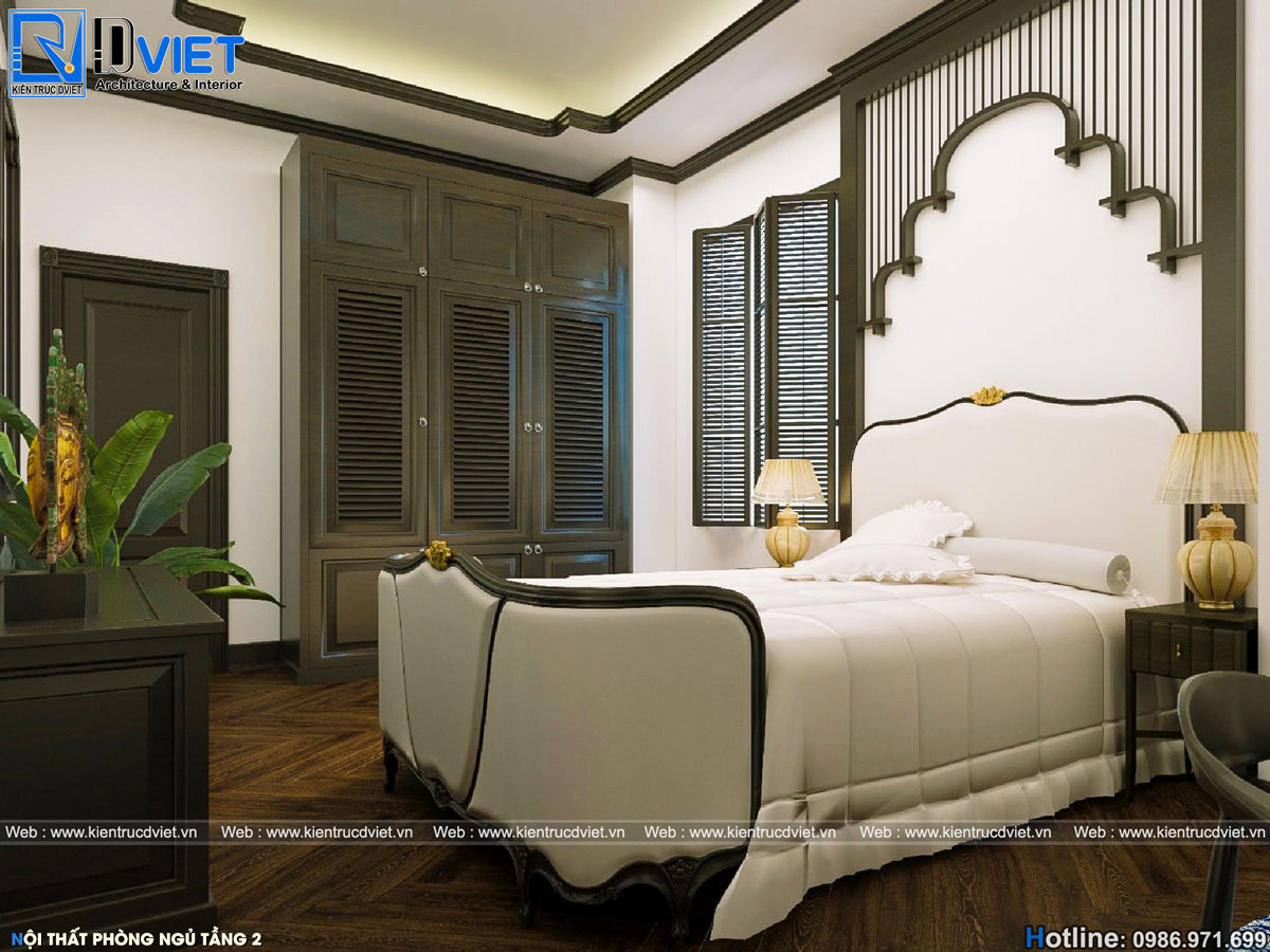 thiết kế và thi công nội thất biệt thự tân cổ điển tại Hưng Yên (9)