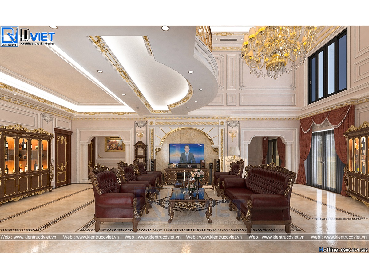 Những mẫu thiết kế nội thất tân cổ điển đẹp mê mẩn