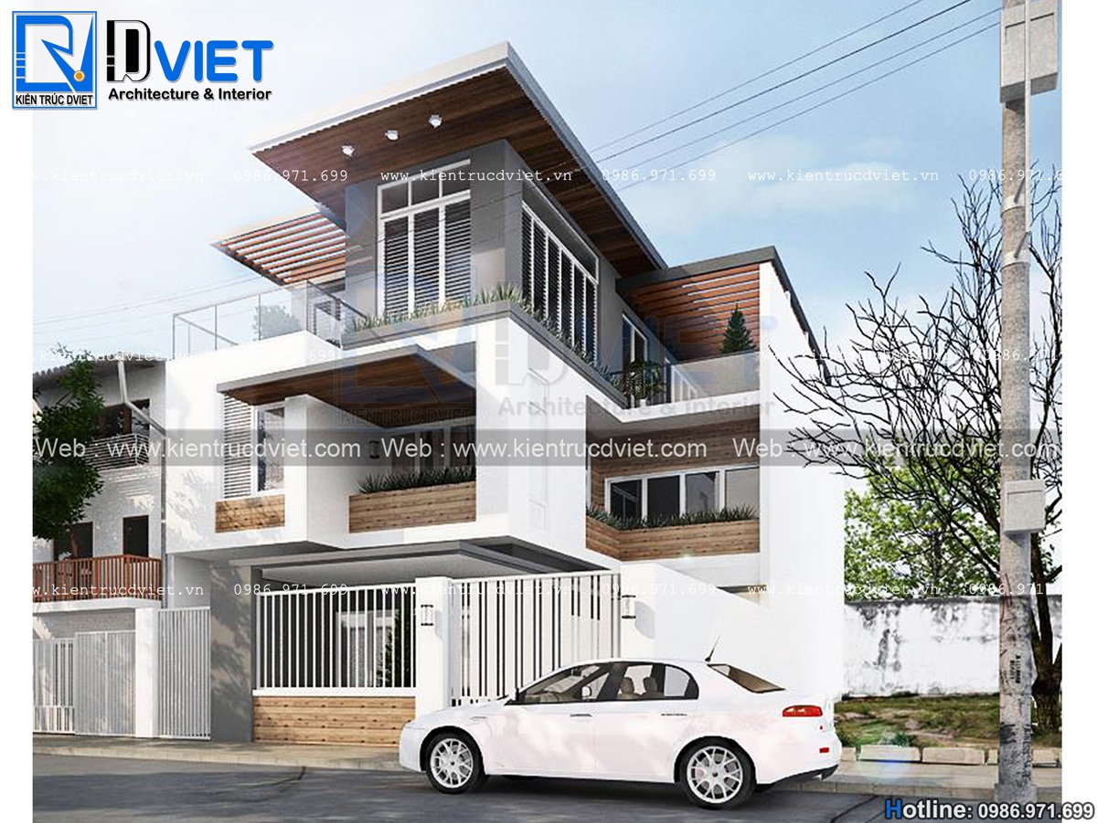 Những mẫu thiết kế biệt thự hiện đại 3 tầng đẹp