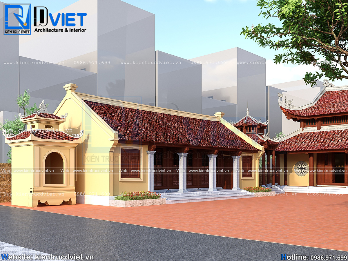 thiết kế cải tạo chùa tại Phúc Thọ - Hà Nội (7)